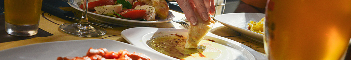 Eating Greek Italian Mediterranean at Costa's Mediterranean Cafe restaurant in Birmingham, AL.